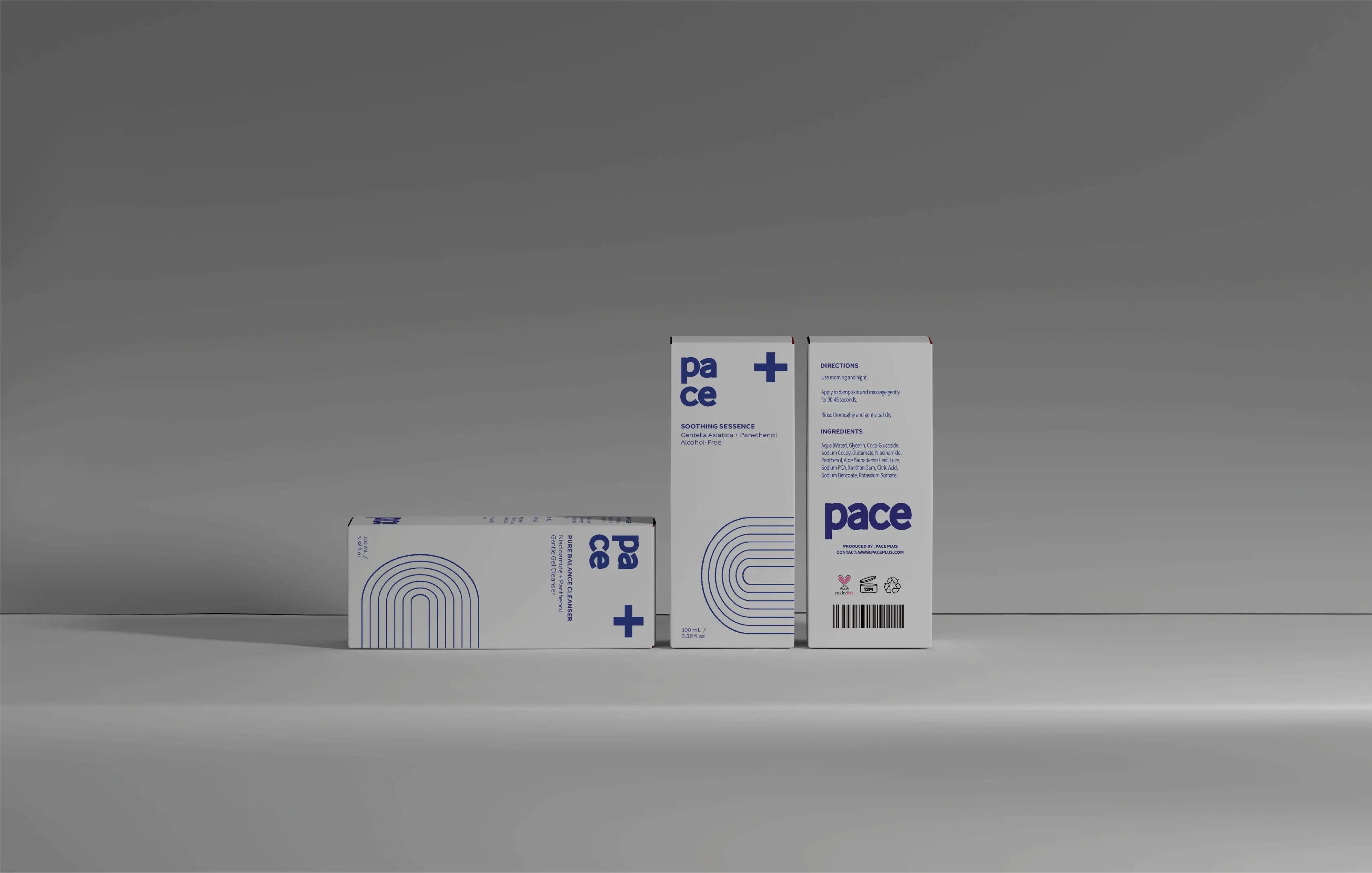 Pace packaging mockup